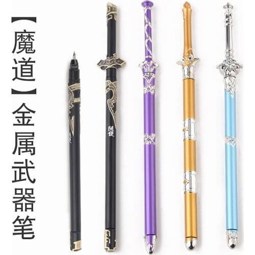 The Untamed Gel pen Grandmaster of Demonic Cultivation Cosplay Student Metal Student Stationery Rollerball Pen Ballpoint Pen