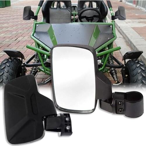 1 Pair Universal Type ATV UTV Side Rear View Mirrors Motorcycle Rearview Mirror Accessories for Polaris RZR XP1000 XP1K Turbo