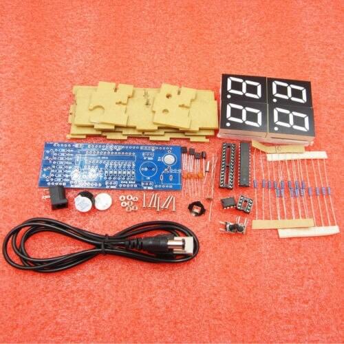 DIY Digital LED Electronic Microcontroller Clock display Light Control red diy electronics