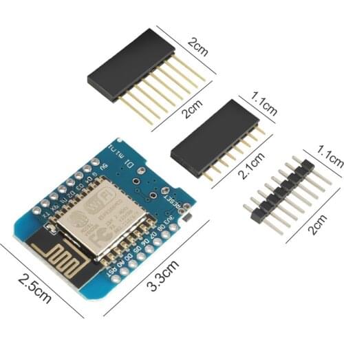 ESP8266 ESP-12 ESP-12F ESP-12E CH340G CH340 V2 USB WeMos D1 Mini WIFI Development Board D1 Mini NodeMCU Lua IOT Board 3.3V