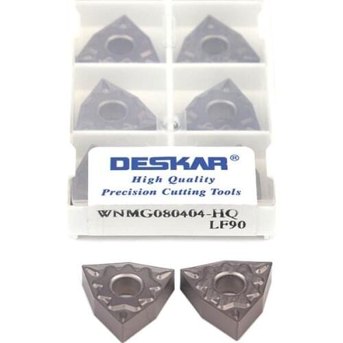 WNMG080404-HQ WNMG080408-HQ LF90 WNMG080404-TC LF90 Cermet Carbide Cutting Inserts CNC Lathe Metal Blade External Turning Tools