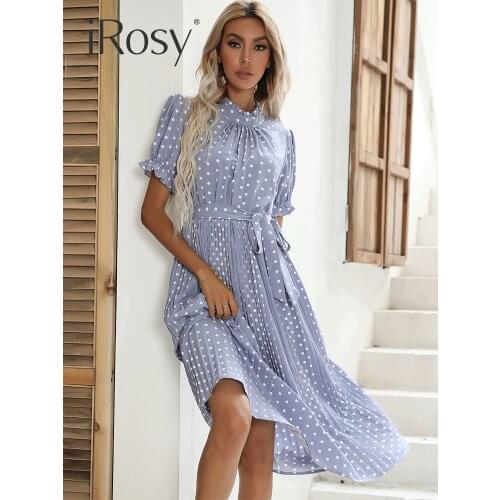 Голубые летние платья iRosy China At AliExpress