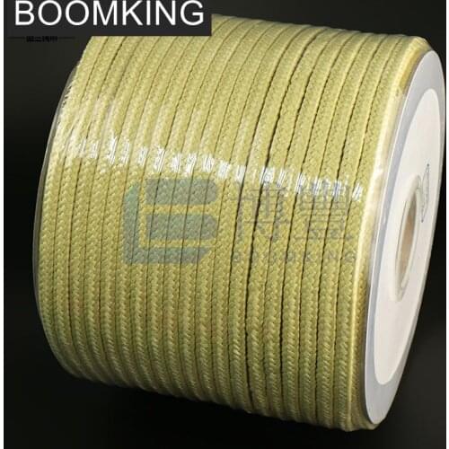 Size 5 x 5mm square Glass tempering furnace high temperature rope 300m per roll,insulated roller conveyor belt