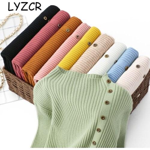 Женские вязаные пуловеры LYZCR China At AliExpress