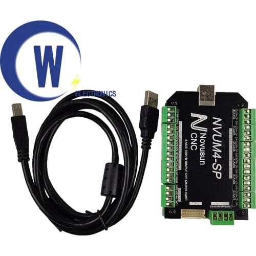 Mach3 USB interface NVUM-SP cnc motion controller nvcm 3 axis 4 axis 5 axis 6 axis cnc motion control card metal case does not