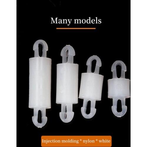 Open Hole 2.5mm Circuit Board Bracket PCB Board Nylon Isolation Column Double-Head Plastic Small Hole Spacing Column Support