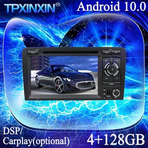 Android 10.0 4G+128G Carplay IPS For Audi A3 2003-2013 Multimedia Player Stereo Tape Recorder GPS Navi Auto Radio Head unit DSP