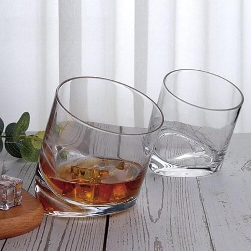 Set of 2-high quality transparent whiskey glass party club wine glass drinkware cup GLA-1614