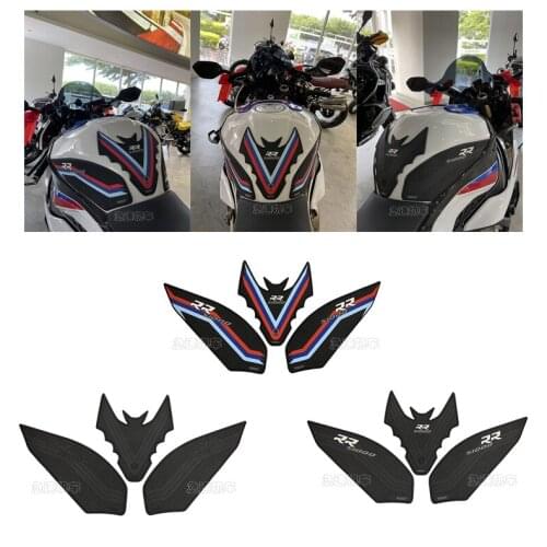 New 21 For BMW S1000RR Protector Anti slip Tank Pad Sticker Gas Knee Grip Traction Side Decal