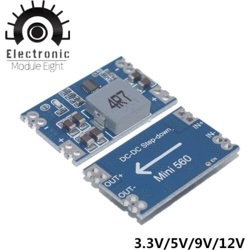 New And Original 5A DC-DC mini560 step-down stabilized voltage supply module output 3.3 5V 9V 12V