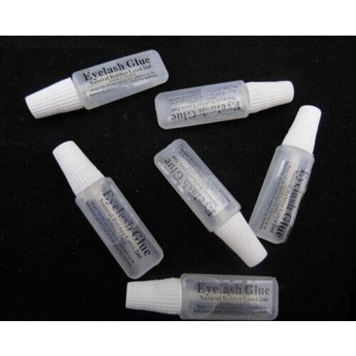 Wholesale 10000pcs False Eyelash Glue Mini Clear EyeLash Adhesive Glue 2ML Portable Transparent Non-toxic Tasteless Eyelids Glue