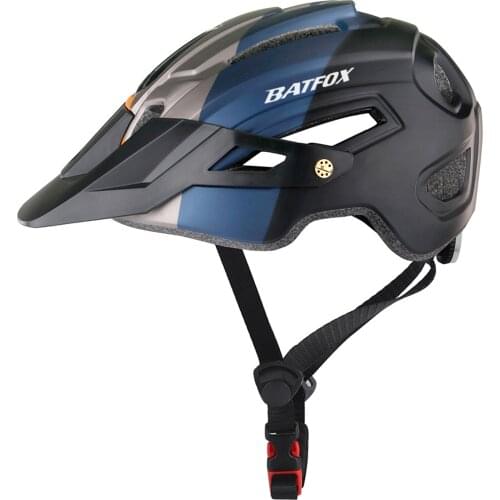 Bike Helmet with LED Tail Light Mountain Road Bicycle Helmets Outdoor Sport Safety Protective Cycling Helmet Removable Visor