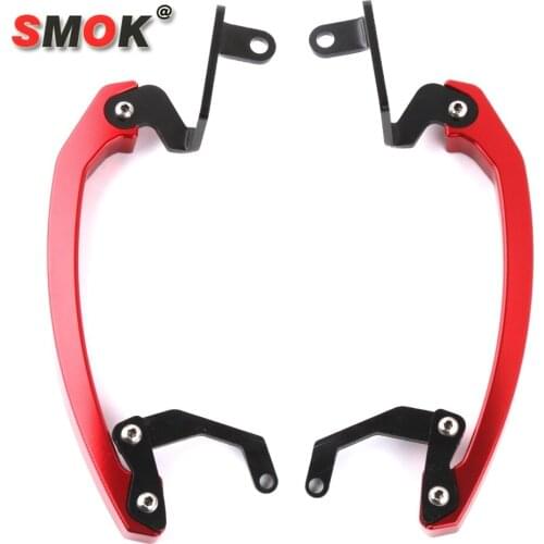 SMOK For Yamaha MT-07 MT 07 MT07 FZ-07 2014-2017 Motorcycle CNC Aluminum Alloy Rear Seat Passenger Pillion Handle Grab Bars