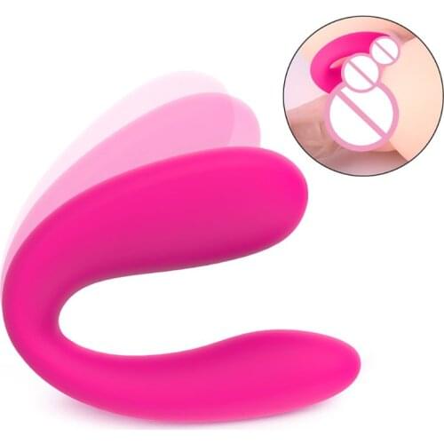 Sex Wireless We Share Vibe Remote Control Dildo G Spot Vibrator Clitoris Stimulator Double Vibrators for Women Toys for Adult