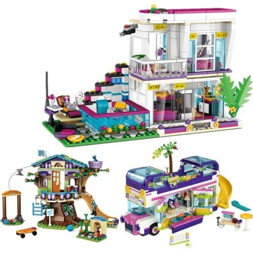 Funny Star Livis House Building Compatible Legoinglys Friend For Girls Figures Bricks Educational Toys For Childre Gifts For