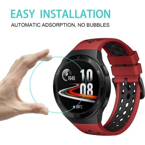 Tempered Glass screen protection film For Huawei watch GT 2e 9H LTE 2.5D Round Edge Anti-scratch clear HD Protective cover
