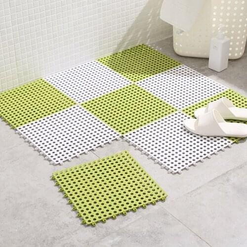 1/6/8pcs Removable DIY Splice Bath Mat Anti Slip Massage Shower Carpet For Stitching Puzzle Pad Bathroom Accessories