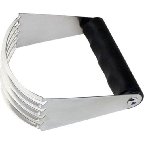 1 PCS Stainless Steel Soft Grip Pastry Blender Dough Cutter Flour Mixer Cake Pie Kit