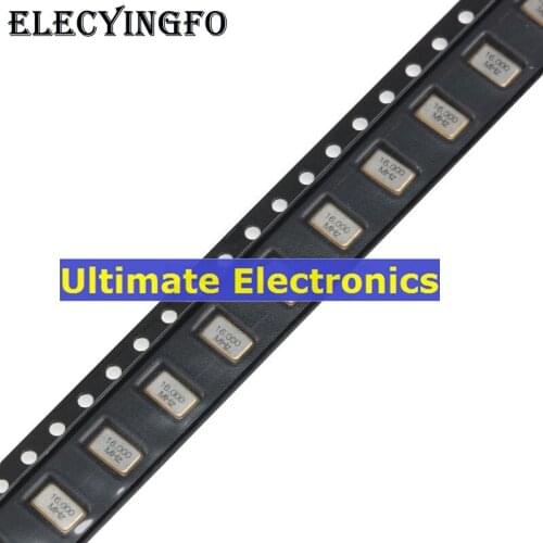 10pcs SMD passive crystal 5032 16MHZ 4feet 20pf 5*3.2mm