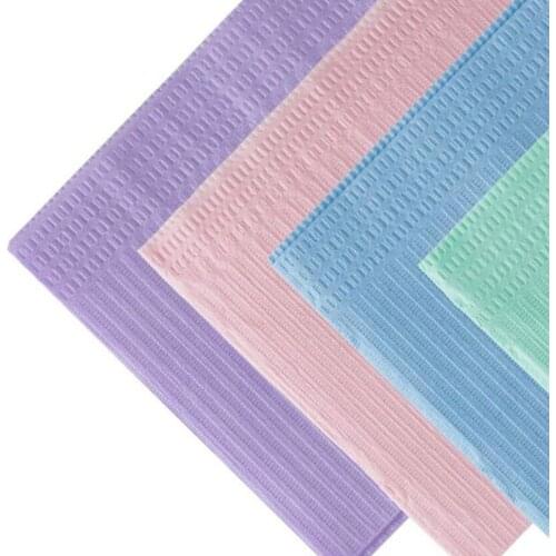 125Pc Nail Art Disposable Table Pad 33.5*45cm Double-Layer Waterproof Desk Protector single use Nails One-off Salon Cloth Mat #F