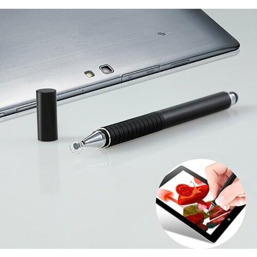 2 in 1 Multifunction Fine Point Round Thin Tip Touch Screen Pen Capacitive Stylus Pen For Smart Phone Tablet For iPad For iPhone