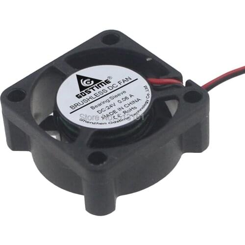 5pcs/lot Gdstime Micro Cooler 24V 2Pin 2510 25x25x10mm Brushless DC Cooling Fan 25mm