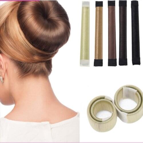 6Colors DIY Tool Hair Accessories Synthetic Wig Donuts Bud Head Band Ball Twist French Magic Bun Maker Sweet Hair Braider