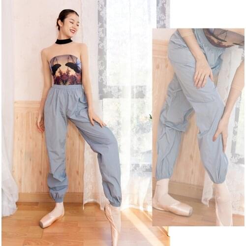 Ballet Tutu Dancewear For Women Ballet Warm Up Pants Gymnastics Sweatpants Dancer Outfit Fairy Ballerina Costume JL2260