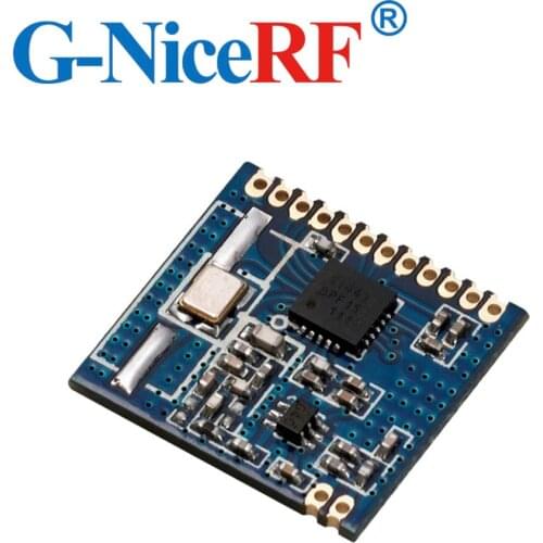 1Piece RF4432 100mW 433MHz Ultra-Low Consumption Wireless Transceiver Module +1Piece 433MHz Copper Helical Antenna