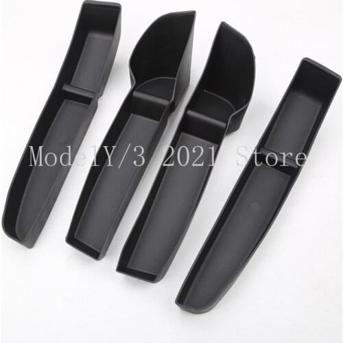Door Side Storage Box for Tesla Model 3 Y 2021 Auto Barrel Handle Armrest Organizer Container Hidden Holder Case Car Accessories