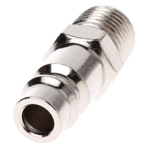 Euro Air Line Hose Fitting Connector Quick Release 1/4 Inch BSP Male Thread P82D