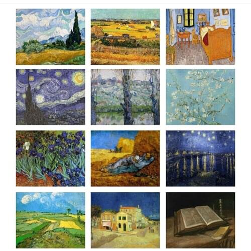 Famous Painter Van Gogh Series 5D DIY Diamond Painting Full Square/Round Diamond Embroidery Sale Rhinestones Pictures FDS