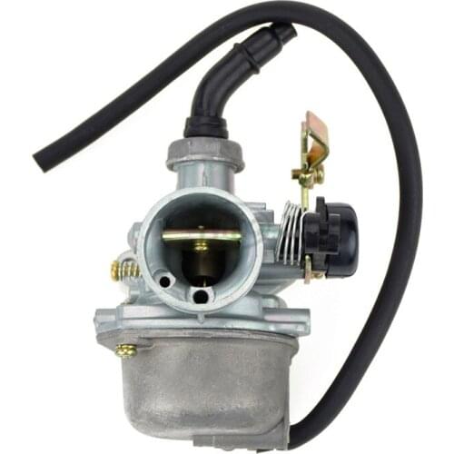 PZ19 Cable Choke Carburetor 19mm Carb for 50cc 90cc 110cc 125cc ATV Dirt Bike Quad Go Kart with 4 stroke engine
