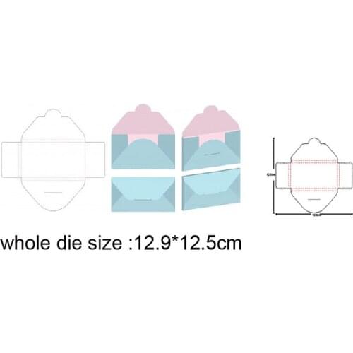 Envelop frame Metal Cutting Dies For Stamps Scrapbooking Stencils DIY Paper Album Cards Decor Embossing 2020 New