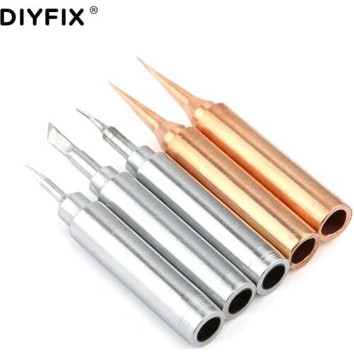 5Pcs/Set Lead-free Soldering Iron Tips Set for BGA Soldering Rework Welding Tip 936 Soldering Station Welding Accessories Tools
