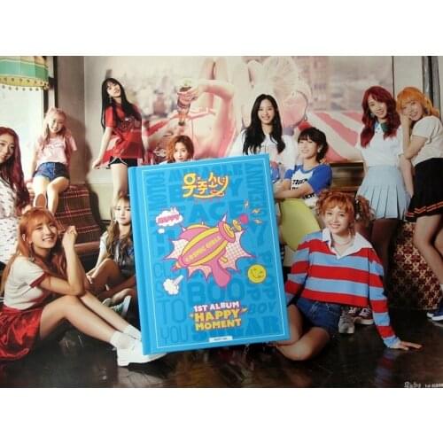 Signed WJSN autographed first album Happy Moment CD+photobook+signed poster Korean version 062017