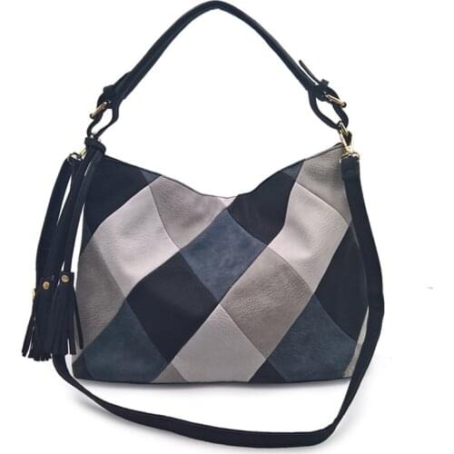 Shoulder Bags For Women 2021 New Trend Luxury Designer Crossbody Leather Fashion Simple Big Shopper Ladies Plaid Tote Handbags