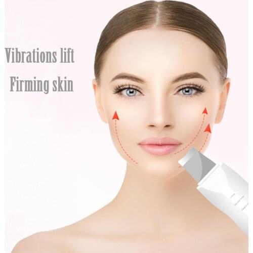 2020 Not Ultrasonic Skin Scrubber Facial Vibration Remove Dirt Blackhead Wrinkles Deep Cleansing Spatula Peeling Machine