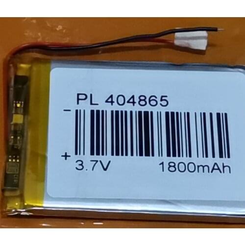 3.7 V Button batteries 404865 404865P 1800mah lithium battery , used for MP4, MP5 lithium battery