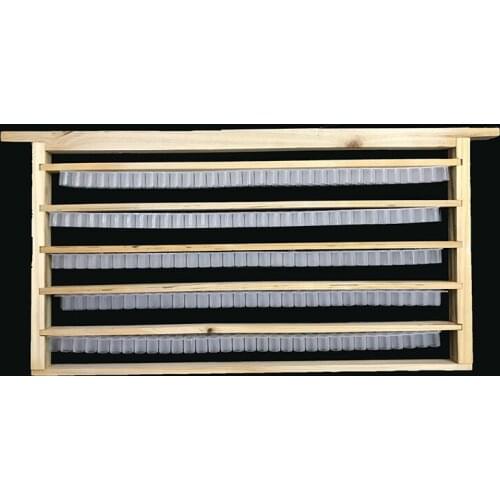 5pcs Royal jelly frame rearing queen bee cultivation Installation of double row royal jelly storage strip beekeeping tools
