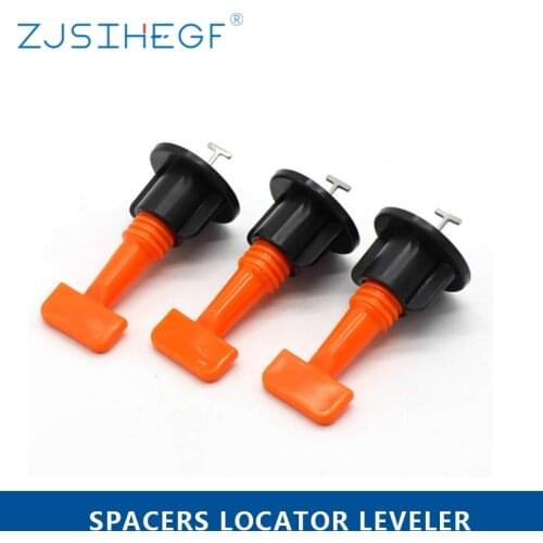 50/100 Pcs Set Levelers Needbles Wrench Tile Spacer For Flooring Wall Carrelage Leveling System Leveler Locator