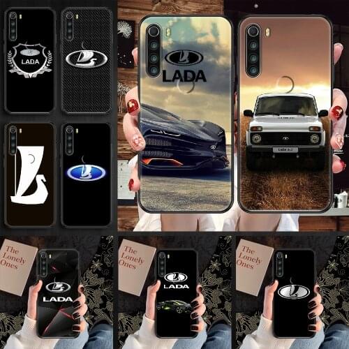 Russian Car LADA Phone case For Xiaomi Redmi Note 7 7A 8 8T 9 9A 9S 10 K30 Pro Ultra black soft bumper painting prime pretty