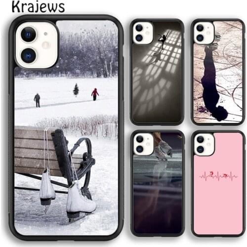 Krajews Figure Skating Dance Sport Phone Case Cover For iPhone 5s 6s 7 8 plus X XR XS 11 12 pro max Samsung Galaxy S8 S9 S10