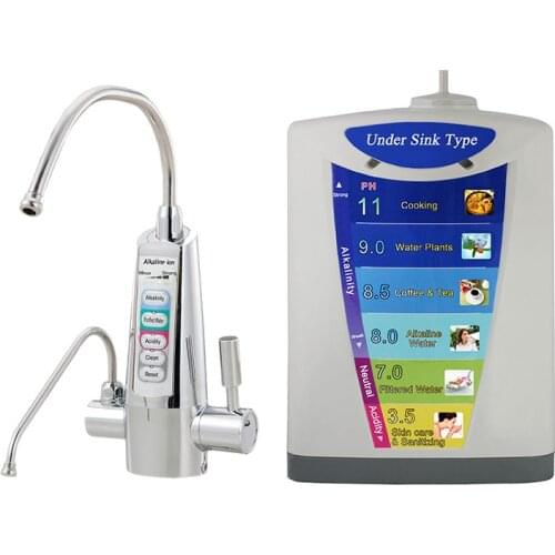 5 plates Under Sink Type home water treatment system alkalline water ionizer