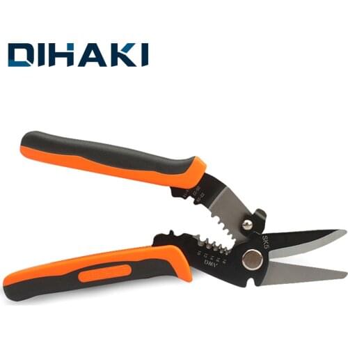 Decrustation Pliers Wire Stripper Cable Cutter Automatic Wire Stripper Multifunctional Stripping Tools Crimping Pliers Terminal