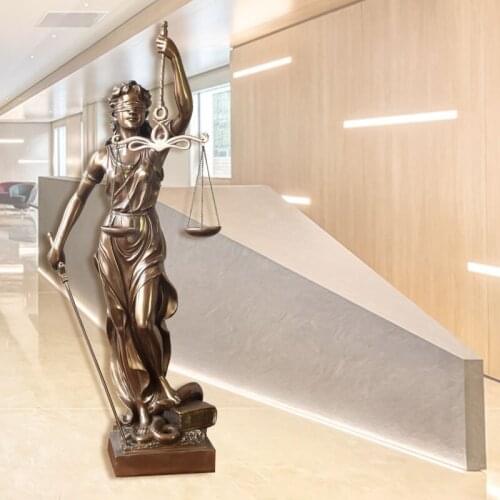 CREATIVE GODDESS OF JUSTICE FAIRNESS JUSTICE SCULPTURE COURT OF JUSTICE LAW FIRM BALANCE DECORATIONS ACCESSORIES SCULPTURE CRAFT