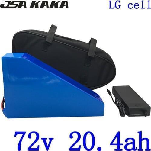 72V Lithium Battery 72V 14AH 17AH 20AH 24AH Electric Bike Battery 72V 2000W 3000W Electric Scooter Battery use LG cell free duty