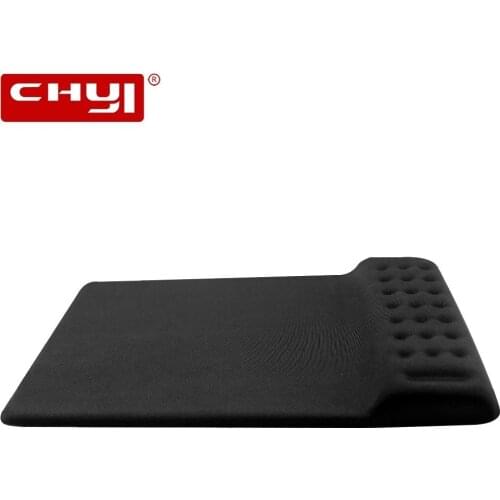 CHYI Soft Memory Mouse Pad Ergonomic Natural Rubber One Hand Wrist Rest Mat Keyboard Mousepad Kit For Laptop Desktop Mouse hand