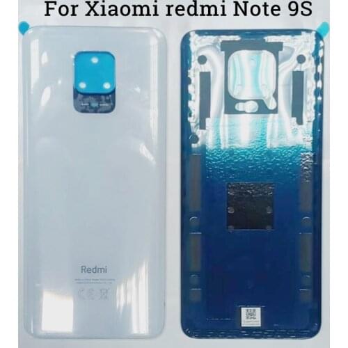 100% Original Battery Back Cover Glass Rear Door Replacement Housing sticker Adhesive For Xiaomi Redmi Note 9Pro 9s With CE LOGO