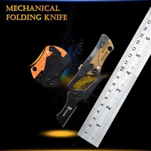 New Transformers pocket mechanical folding knife camping knife hunting knife outdoor survival knife EDC portable tool Gift knife